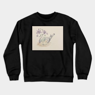 Pigeon with chicks Crewneck Sweatshirt